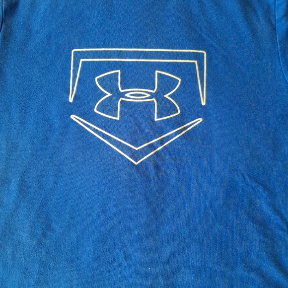 Underarmour youth large blue t-shirt - Picture 4 of 4
